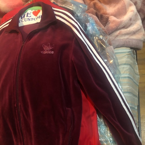 adidas velour sweat suits